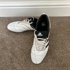 Adidas Adinova SG Fußballschuhe weiß schwarz Größe 10 Retro Boots