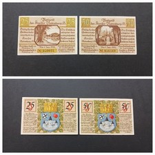 2 x Notgeld - Kreis ROTENBURG - Hannover / Niedersachsen - kompl. & ksfr. -- G9