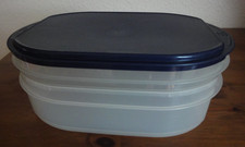 Tupperware FrischeKabinett Cool n fresh Aufschnitt Box 1 x 700 ml/1 x 1,6 L blau