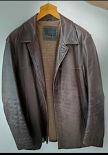 ZARA  Men Lederjacke BRAUN