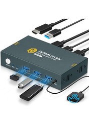 4K60Hz USB 3.0 HDMI KVM Switch