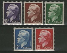 MONACO:  n°344/348 **