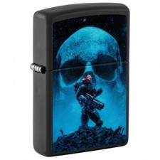 ZIPPO schwarz matt Space