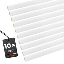 10x Viertelstab Massivholz