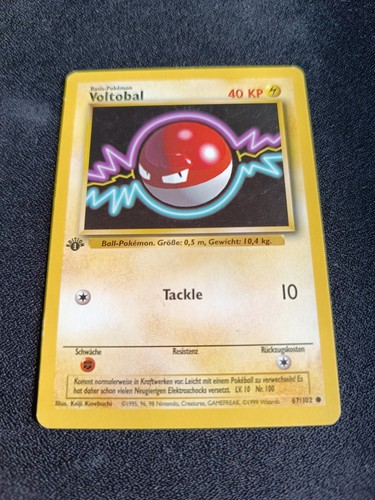 Pokemon karte voltobal 102 - pokemon, 67/102