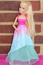 MATTEL BARBIE K24 PUPPE DREAMTOPIA DPR98 GROßE ZAUBERHAAR PRINZESSIN 41 cm RAR