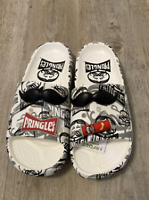 Pringles X Crocs Badelatschen Classic Slide Gr.38-39 black/white limited