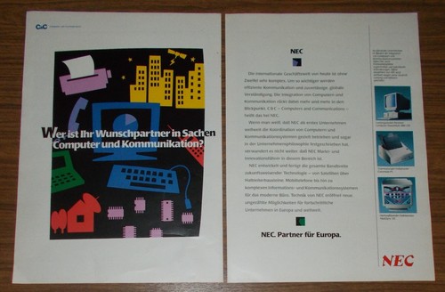 Seltene werbung nec powermate - nec,