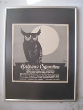 Journalblatt mit Papier-Werbung HALPAUS Cigaretten Köln u. Breslau aus 30er Jahr