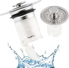 Waschtischkappen Bad, Stahl, Universal und geruchsabweisend, 32-42 mm