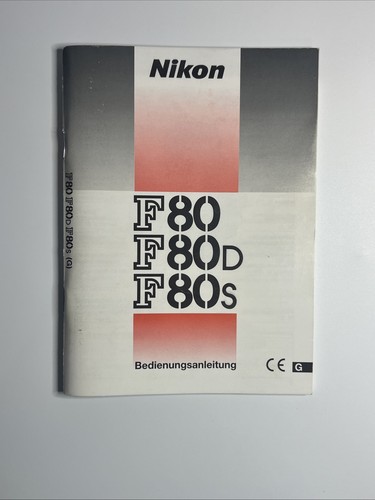 Nikon f80 s - nikon, f80/d/s