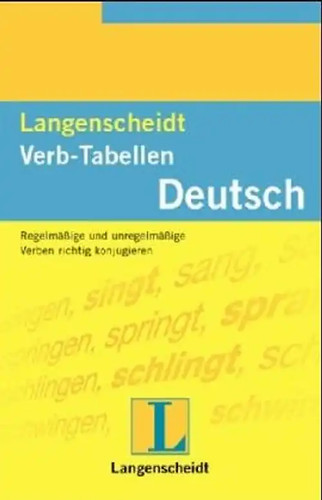 Langenscheidt verb tabellen - langenscheidt, verb-tabellen