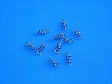 10 Stück Eindrehgewinde für Gummiköder Ködermontage Spirale Gummifische