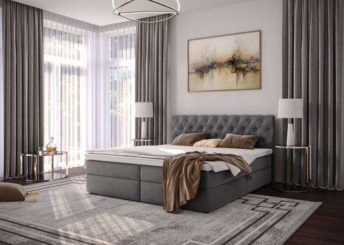 Boxspringbett chester 120x200 - boxspringbett,