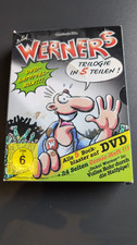 Werner dvd box Trilogie in 5 Teilen mi Comic Heft von Brösel