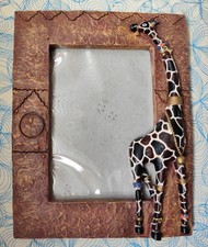 Fotorahmen rechteckig Motiv Afrika Giraffe 10 x 15 cm