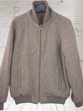 Vintage Nico Wool Tweed Reversible Harrington Jacket Size M