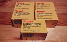 Kodak Ektachrome SE SO-366, 5 Filme, 35mm Diafilme, Ablauf 12/1999