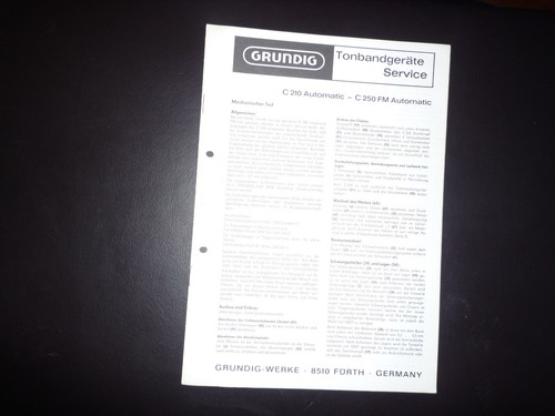 Original service manual - original,