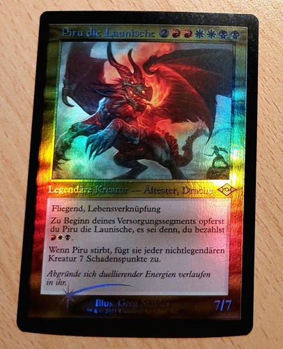 Mtg magic foil piru die - magic:,