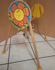 Spielbogen Höhenverstellbar Holz Baby Activity Gym Unisex Junge Mädchen Bunt