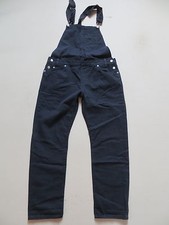 Levi's Latzhose Latz Jeans Hose Gr. M, W 33-34 Schwarz ! Vintage Denim Overall !