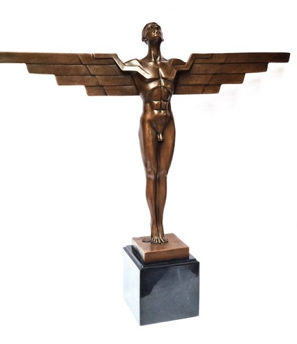 Bronze statue ikarus icarus - statue,
