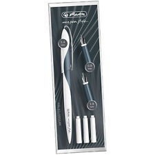 Herlitz MY PEN Füller Kalligraphie Kalligrafie Schönschreib Füllhalter Anthrazit