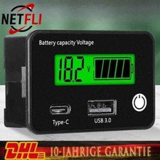 Batterie Kapazität Voltmeter