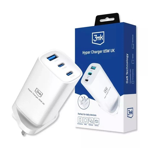 3mk 65w hyper charger weiß - charger,