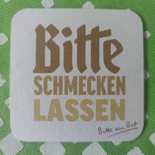 Schöner bierdeckel - schöner,