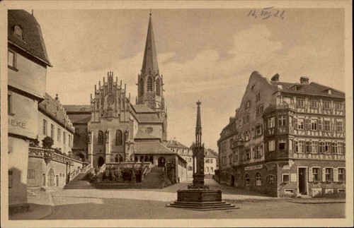 Postkarte kirchen bauwerke - postkarte,