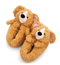 NICI Hausschuhe Hund braun