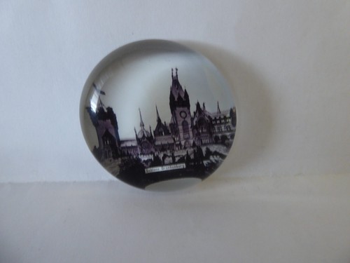 Vintage glas briefbeschwerer - glas,