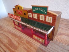 VERO SALOON YORK HOTEL DDR Western Stadt Holz Fort Häuser auch für Timpo