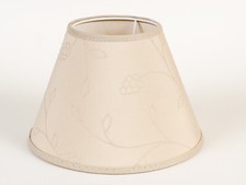 Lampenschirm Rund 20 cm Leinen