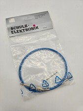 0,5m Gitarrenkabel Klinkenkabel Verbindungskabel Instrumentenkabel Klotz blau