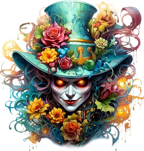 Bunte vintage halloween - bunte,