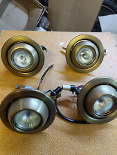 Einbaustrahler Hustadt-Leuchten sehr guter Zustand Gold Braun max. 50W