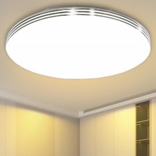 LED Deckenlampe Panel Deckenleuchte Wohnzimmer Küche Schlaf BadLampe Flur IP44