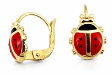 Ohrringe Marienkäfer Gold 333
