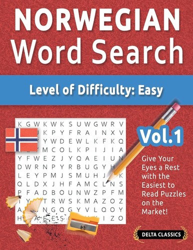 Norwegian word search easy - norwegian,