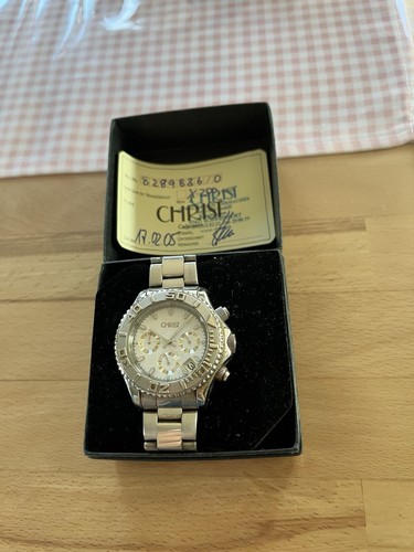 Silberne herrenuhr - silberne,