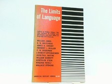 The Limits of Language. Gibson, Walker: