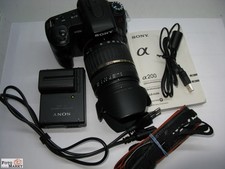 Sony DSLR Kamera Alpha 200 Spiegelreflex Zoom-Objektiv Tamron 18-200 mm Macro