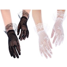 Short Lace Gloves Women gloves