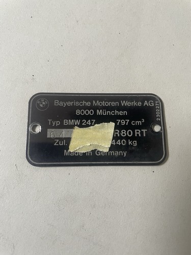 Typenschild plakette schild - typenschild,