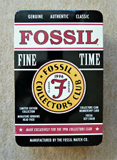 FOSSIL UHR COLLECTORS CLUB ARMBANDUHR HERRENUHR 1996 KEY CHAIN LIMITED LIMITIERT