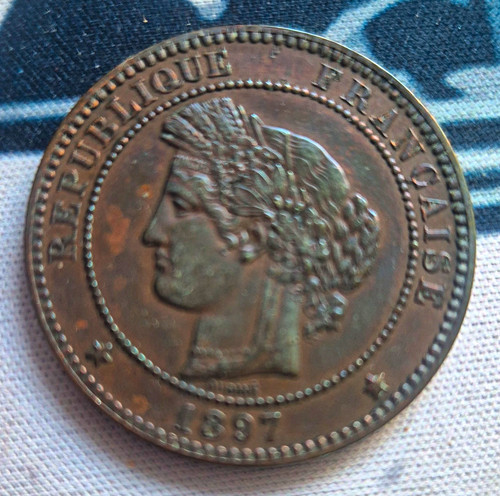 Frankreich centimes 1897 - frankreich, 10