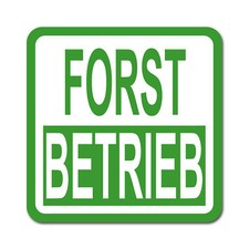Aufkleber "Forstbetrieb"